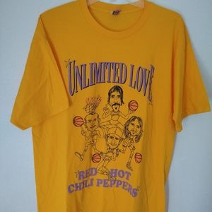 Red Chili Peppers LA Lakers Unlimited Love Shirt Size XL